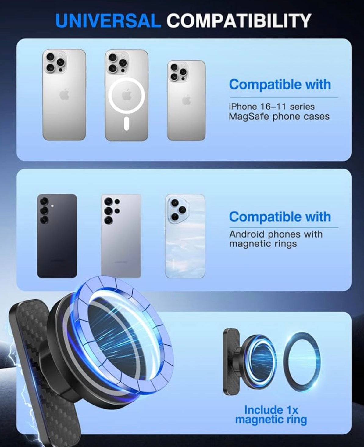 Magnetic Phone Holder for Gym